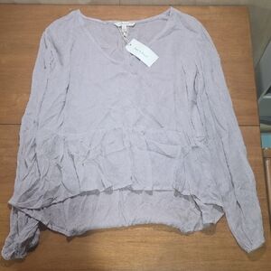 Sim & Sam Lilac Blouse NWT